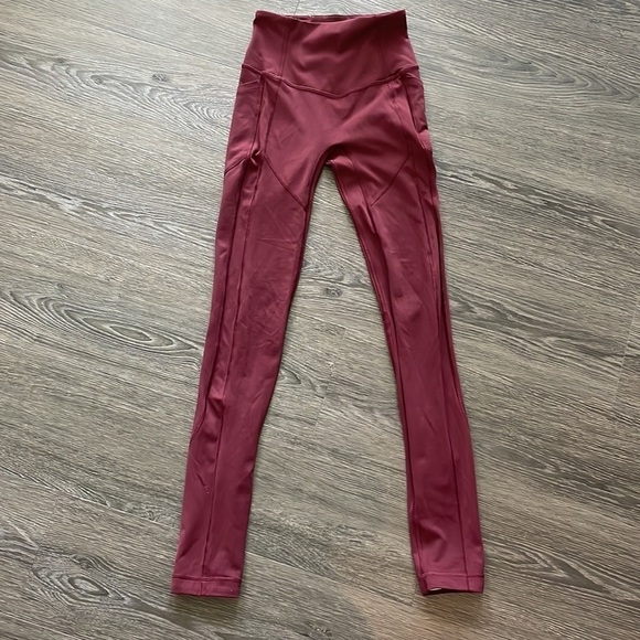 lululemon athletica Pants - Sz2 Lululemon All The Right Places Pant II in Garnet VGUC